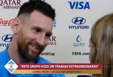 Sofía Martinez entrevista a Lionel Messi