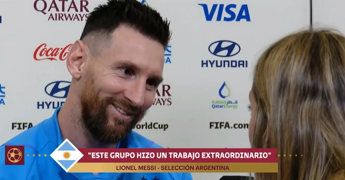 Sofía Martinez entrevista a Lionel Messi